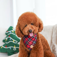 Christmas Magic Plaid Flannel Bandana