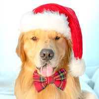 Christmas Magic Plaid Flannel Bow Tie