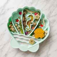 Seashell Slow Feeder Bowl | Seafoam