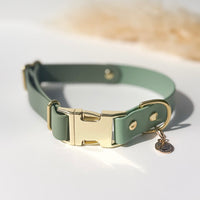 Two-Tone Waterproof Adjustable Quick Release Dog Collar