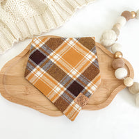 Honey Plaid Flannel Bandana