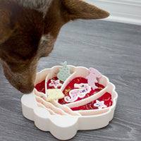 Seashell Slow Feeder Bowl | Pearl