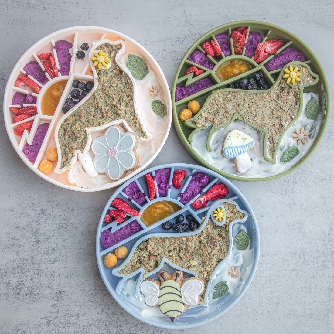Golden Hour Slow Feeder Bowl | Sage