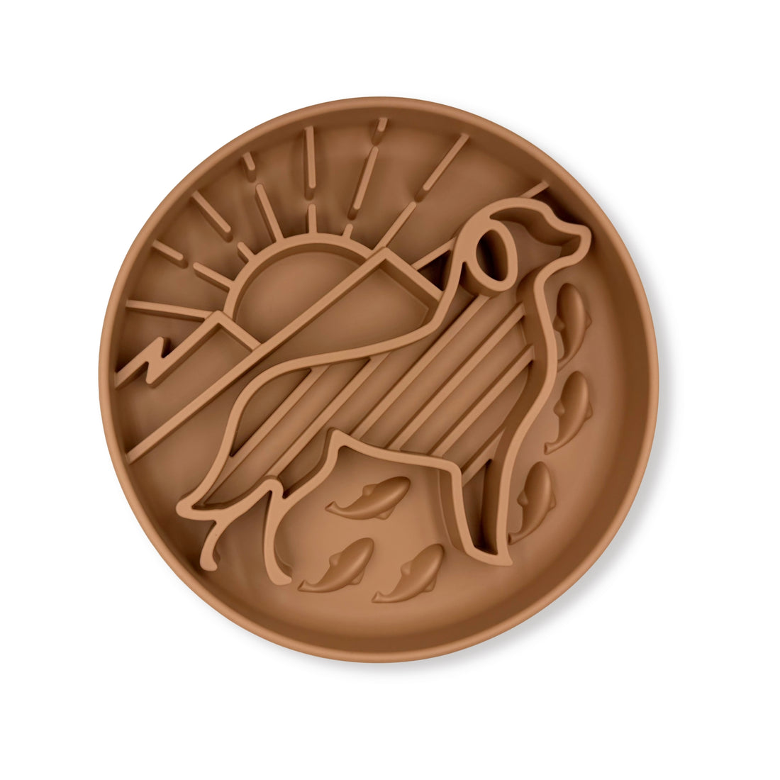 Golden Hour Slow Feeder Bowl | Mocha
