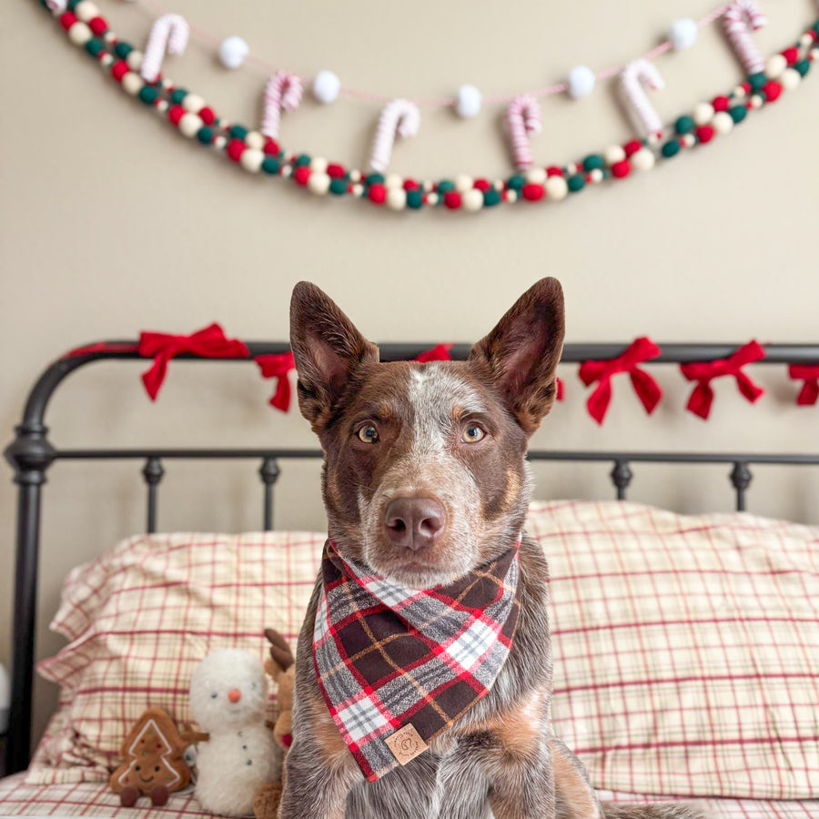 Woodland Plaid Flannel Bandana