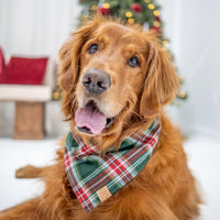 Evergreen Plaid Flannel Bandana