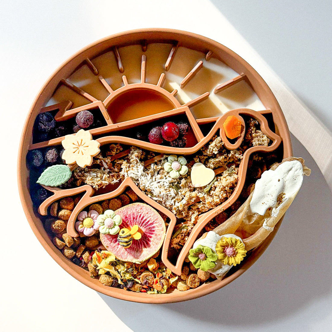 Golden Hour Slow Feeder Bowl | Mocha