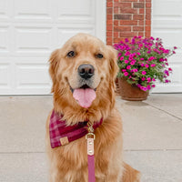 Burgundy Woods Flannel Bandana