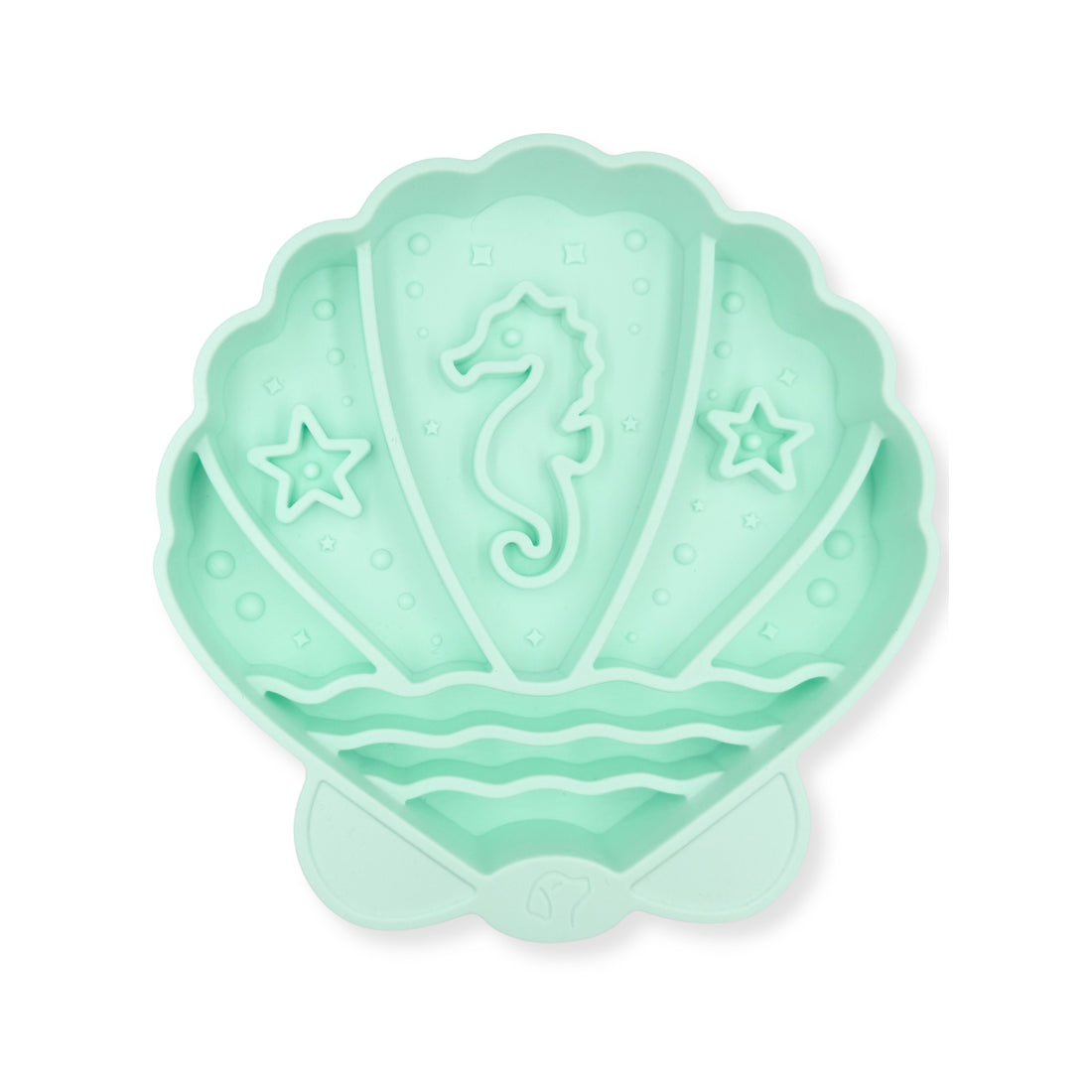 Seashell Slow Feeder Bowl | Seafoam