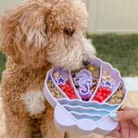 Seashell Slow Feeder Bowl | Lilac