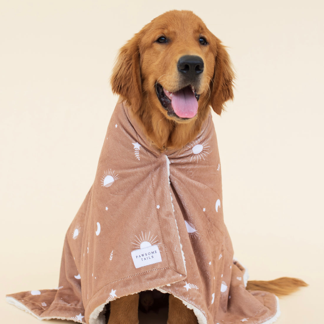 Earthy Boho Caramel Dog Blanket