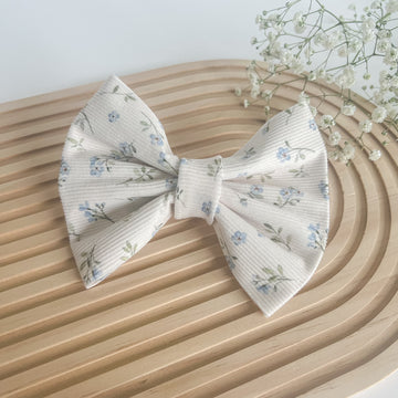 Blue Bouquet Bow Tie