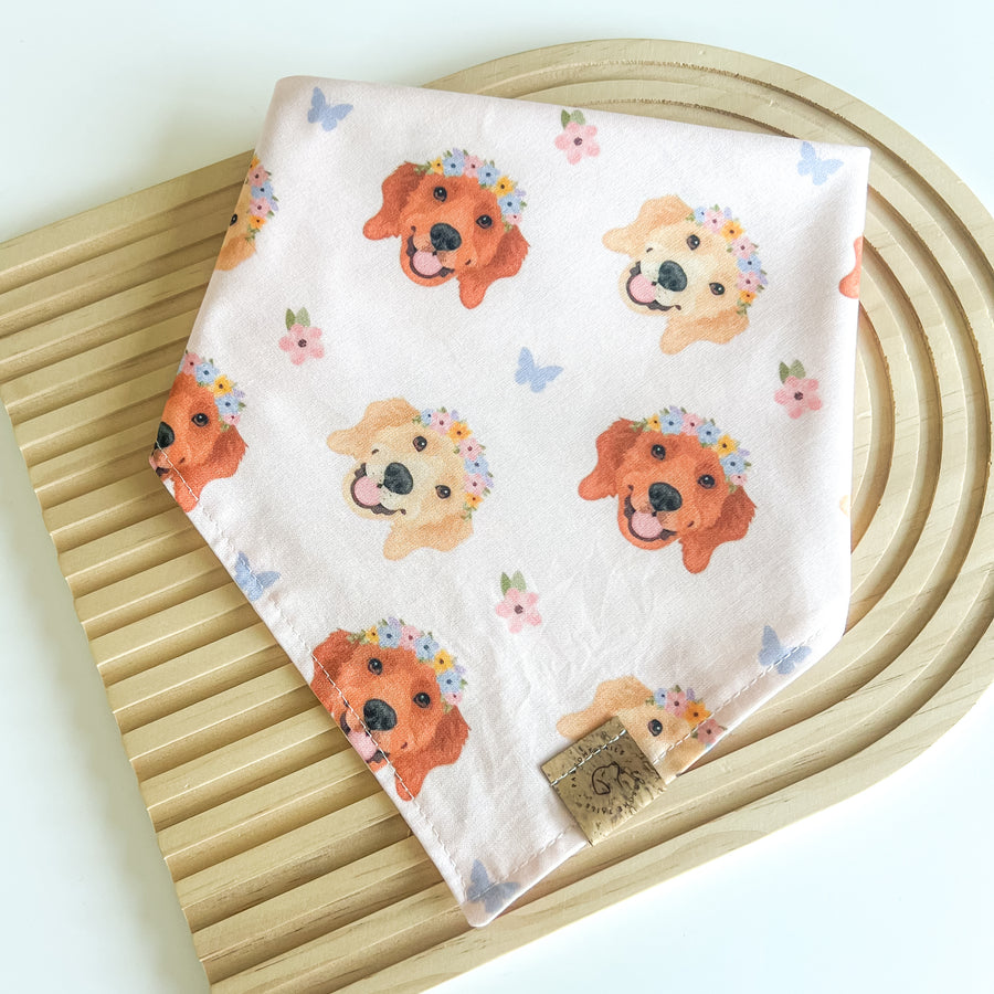 Floral Goldie Bandana