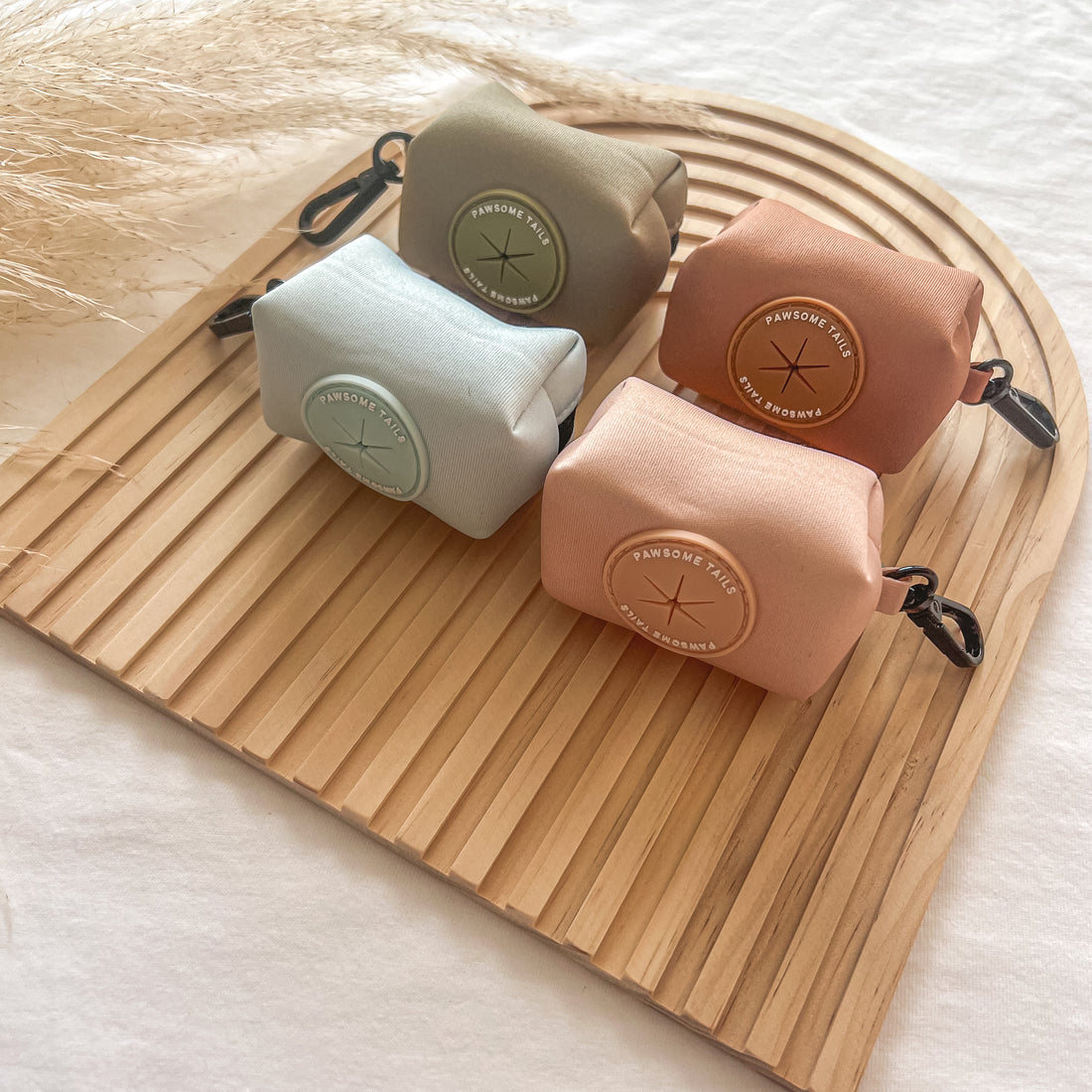 Pastel Blue Poop Bag Holder