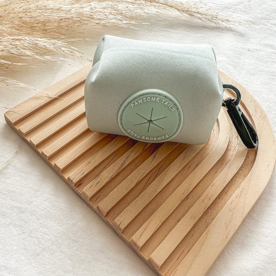 Pastel Blue Poop Bag Holder