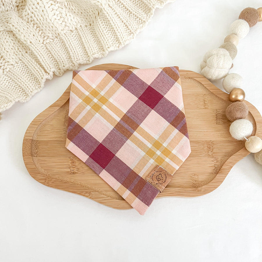 Wildberry Plaid Bandana