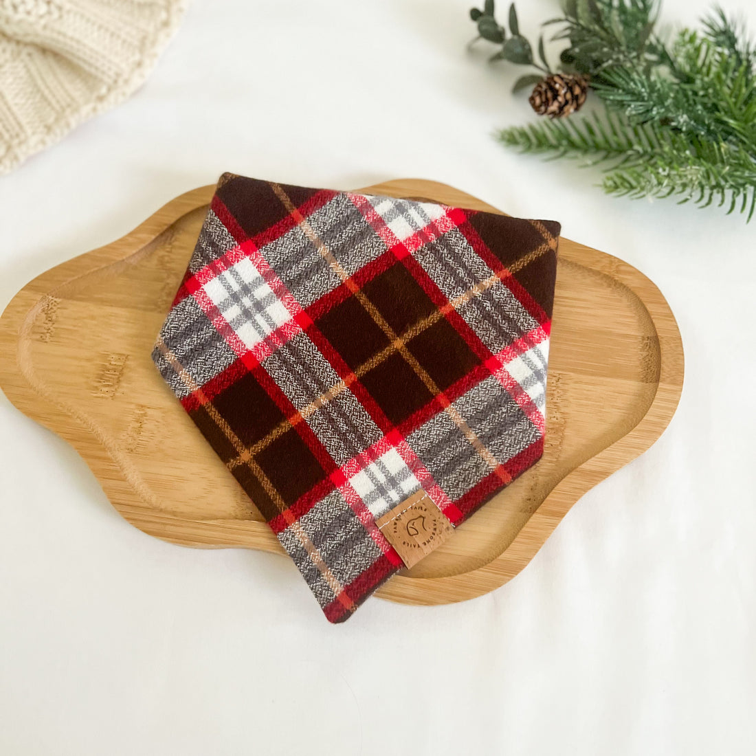 Woodland Plaid Flannel Bandana