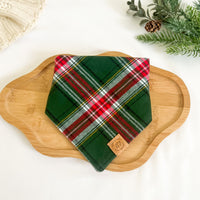 Evergreen Plaid Flannel Bandana