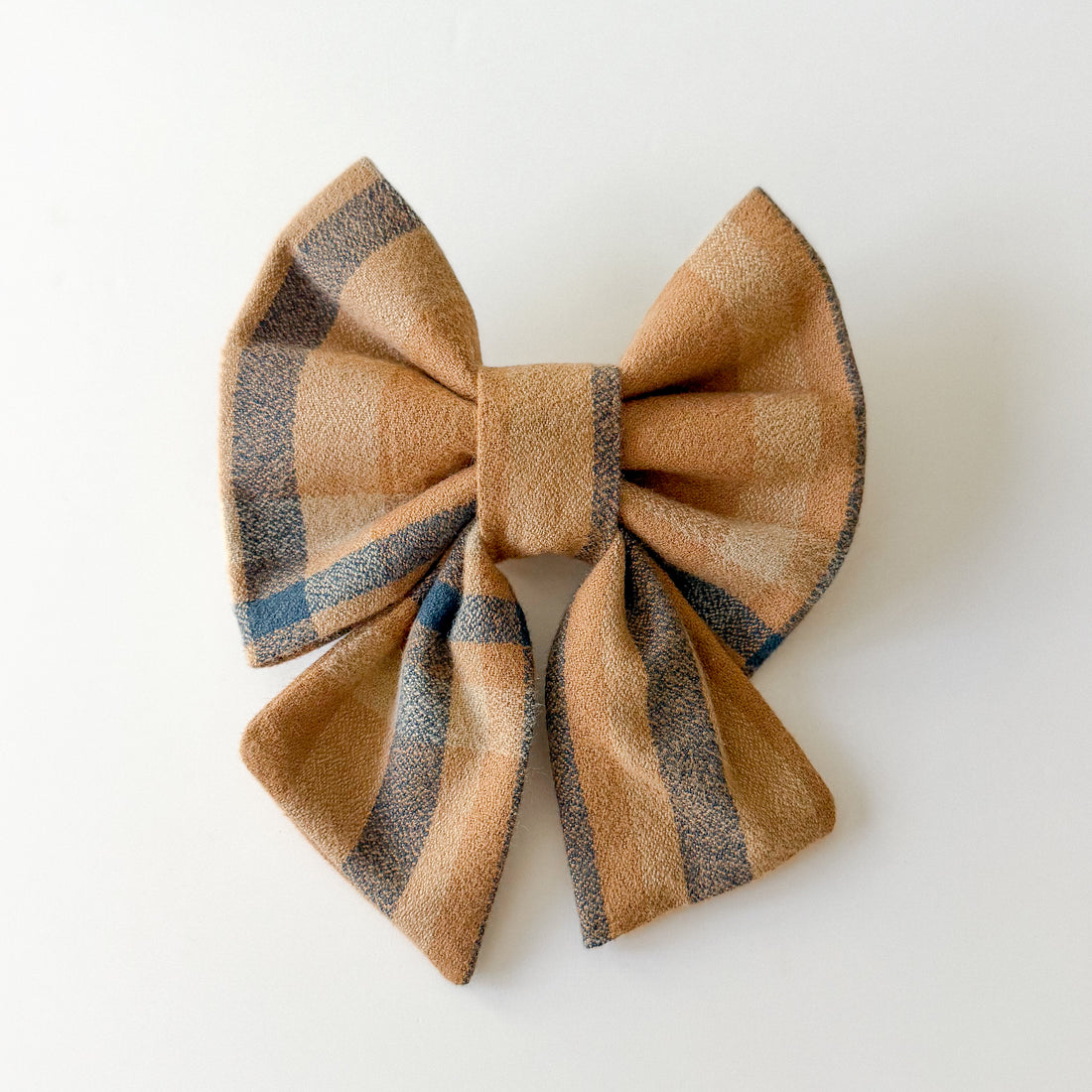 Latte Weather Flannel Sailor Bow