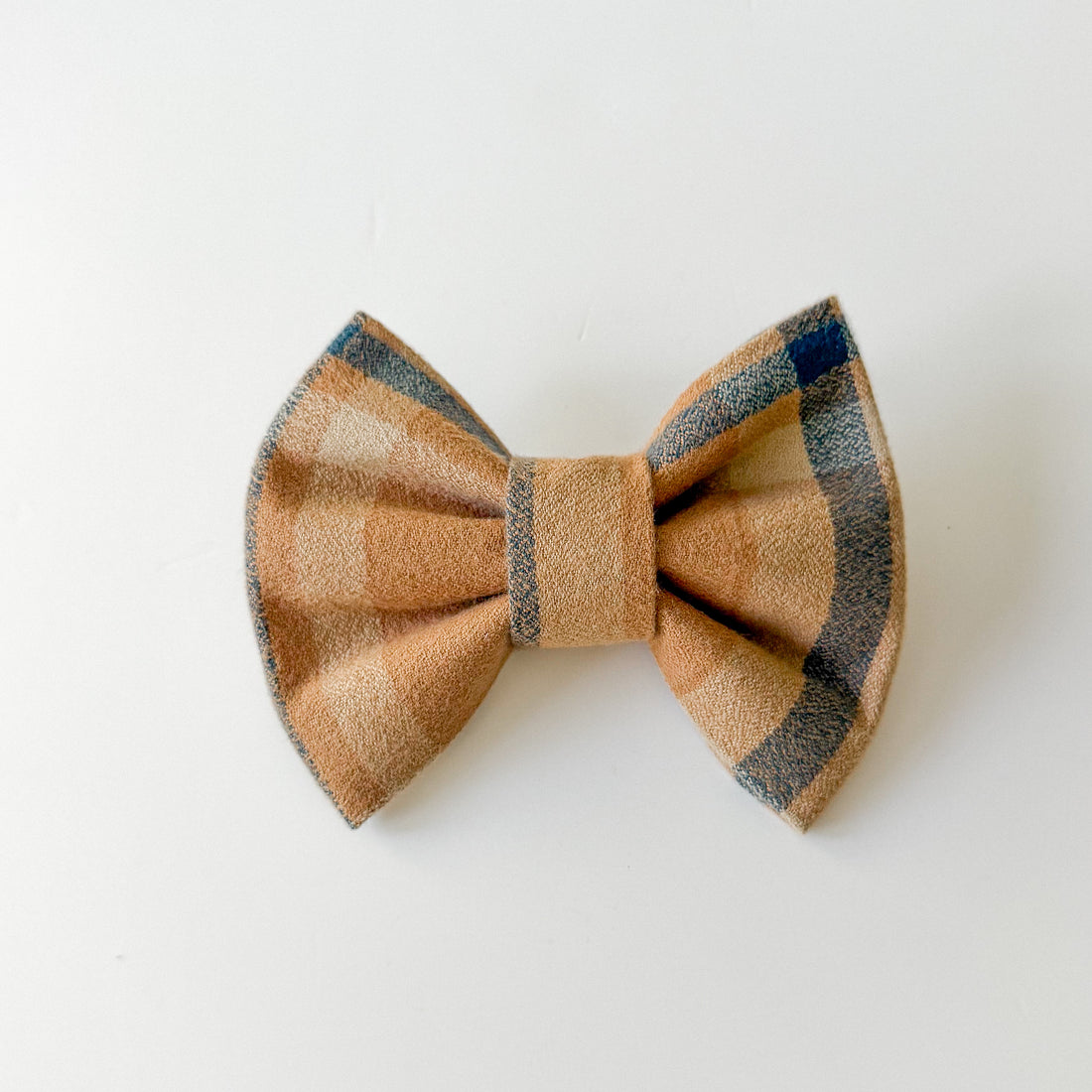 Latte Weather Flannel Bow Tie