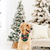 Evergreen Plaid Flannel Sailor Bow