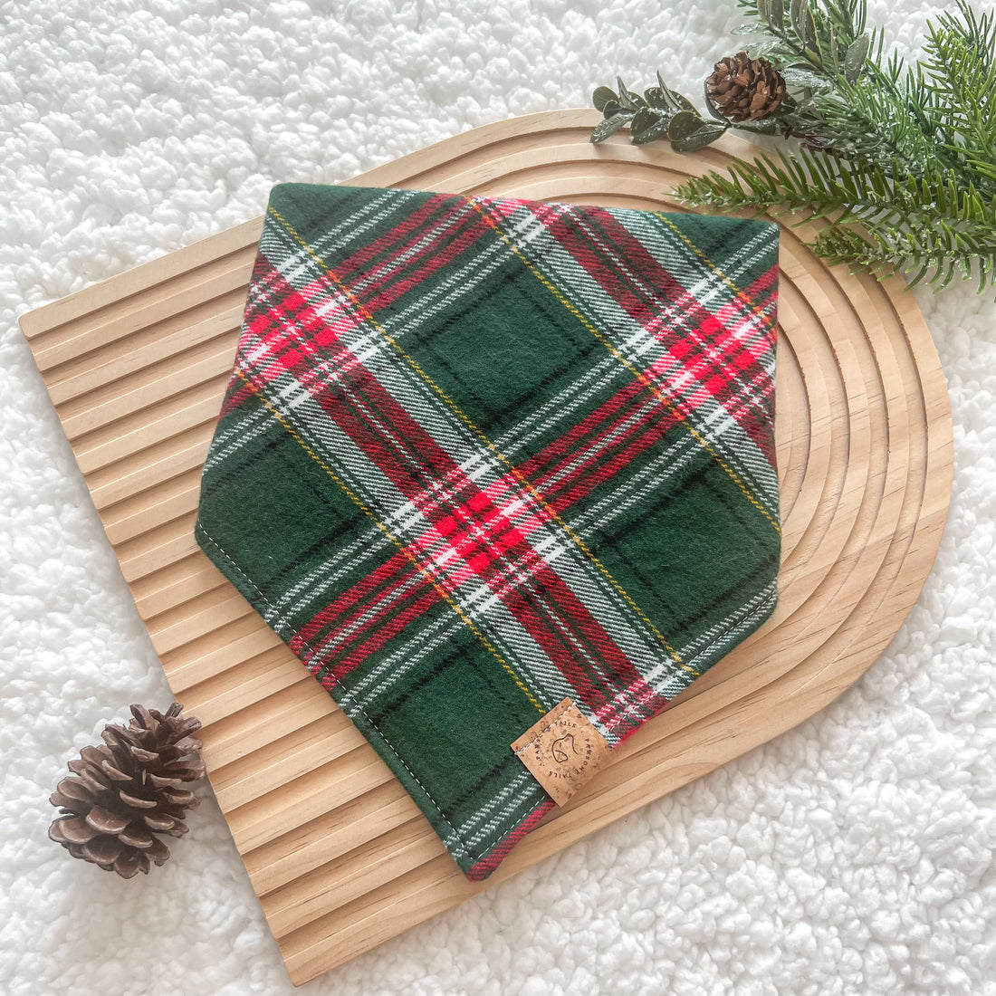 Jingle Bell Flannel Bandana