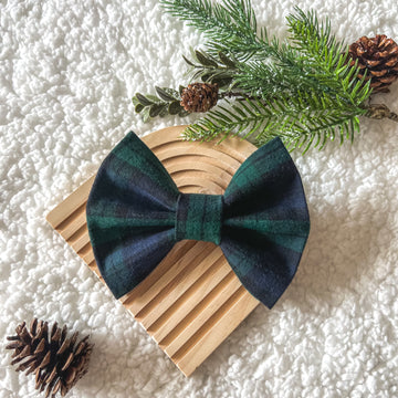 Winter Wonderland Flannel Bow Tie