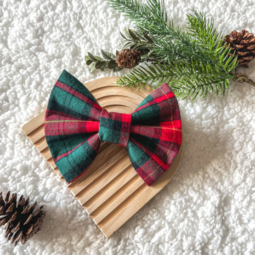 Happy Holidays Flannel Bow Tie