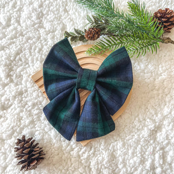 Winter Wonderland Flannel Sailor Bow