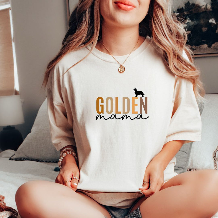 Golden Retriever Mama T-shirt