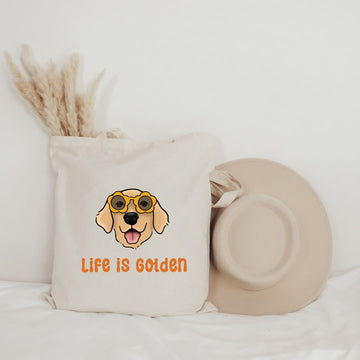 Life Is Golden Tote Bag